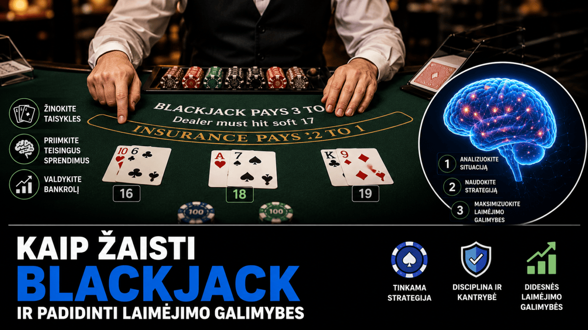 Kaip žaisti Blackjack ir padidinti laimėjimo galimybes 1 kaip zaisti blackjack ir padidinti laimejimo galimybes