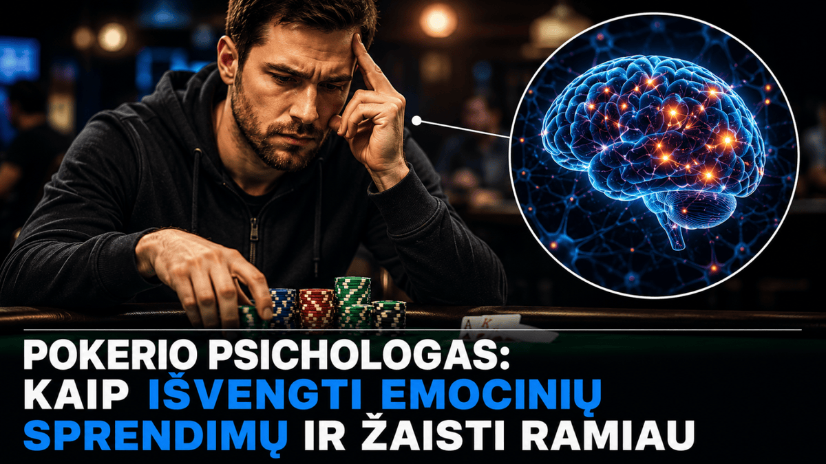 Pokerio psichologas: kaip išvengti emocinių sprendimų ir žaisti ramiau 1 pokerio psichologas kaip isvengti emociniu sprendimu ir zaisti ramiau