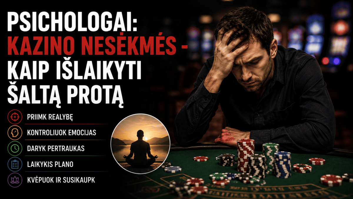 Psichologai: Kaip susidoroti su kazino nesėkmėmis ir išlaikyti šaltą protą 1 psichologai kaip susidoroti su kazino nesekmemis ir islaikyti salta prota