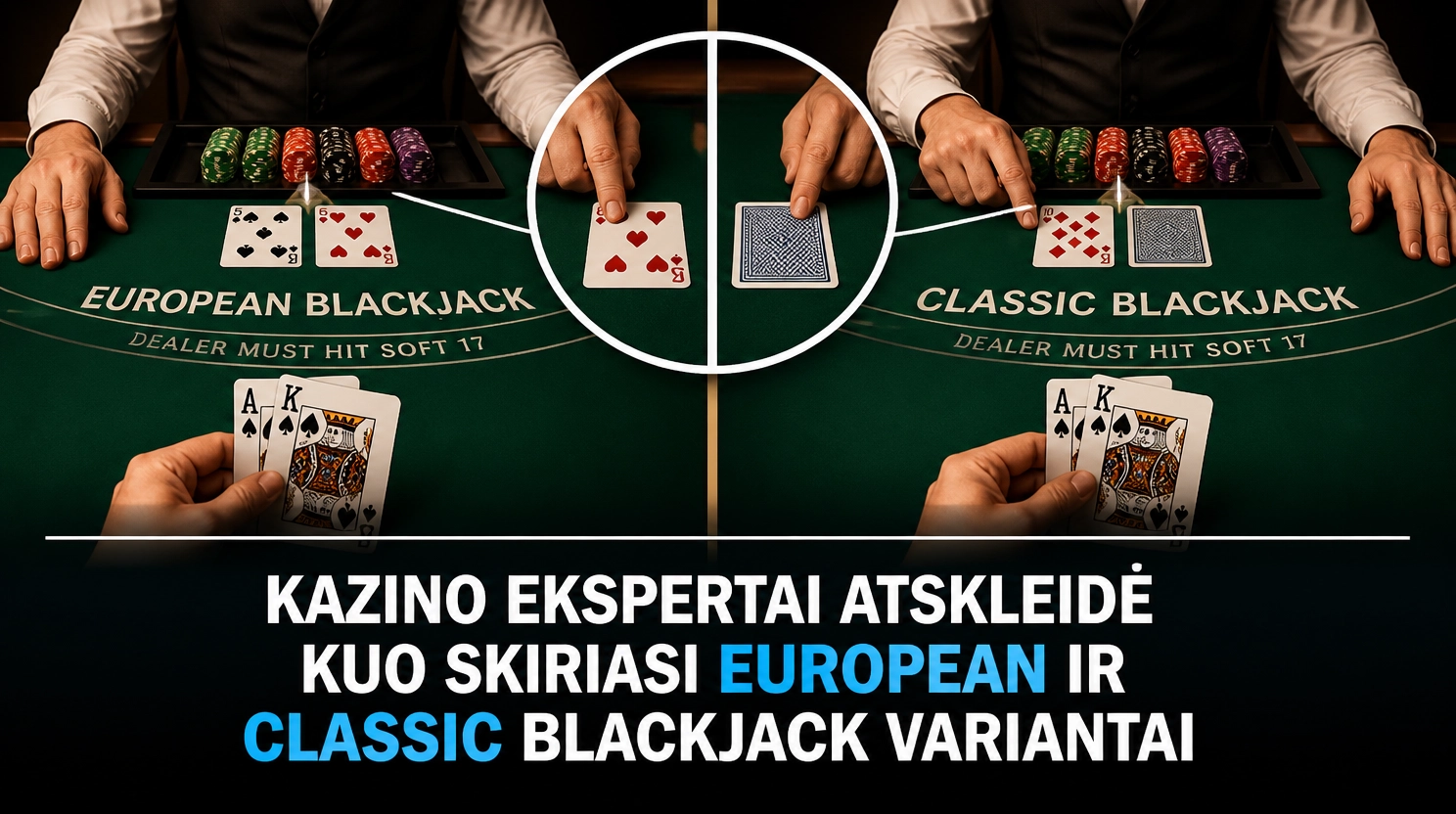 Kazino ekspertai atskleidė kuo skiriasi European ir Classic Blackjack variantai 1 kazino ekspertai atskleide kuo skiriasi european ir classic blackjack variantai 1