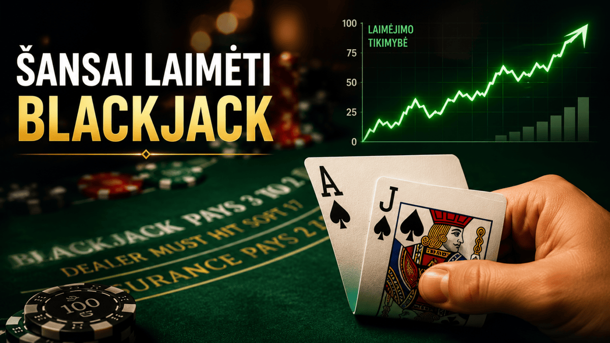 Kokie statistiniai šansai laimėti Blackjack ilgalaikėje perspektyvoje 1 kokie statistiniai sansai laimeti blackjack ilgalaikeje perspektyvoje
