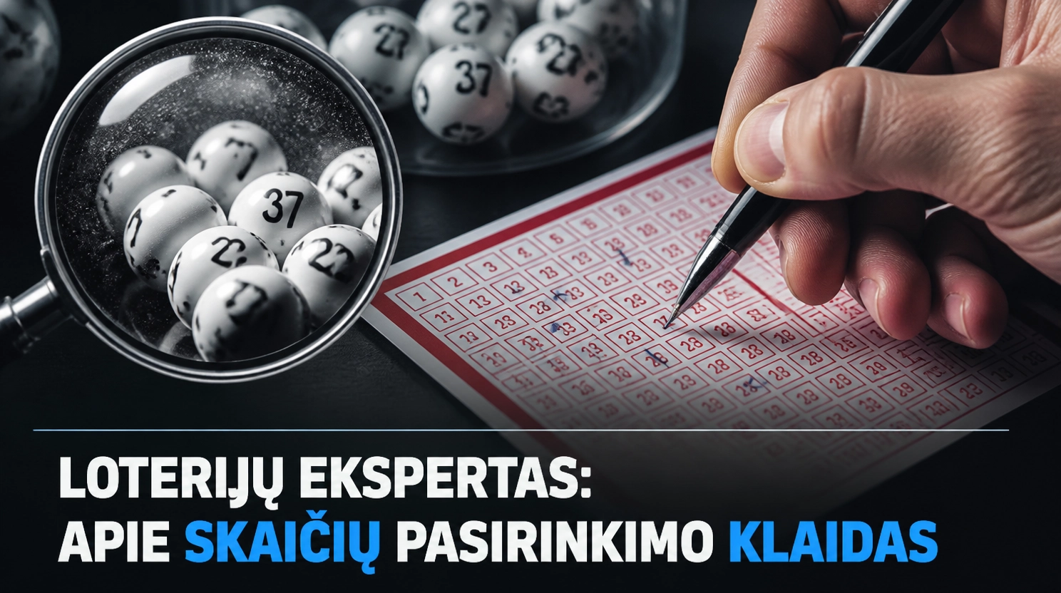 Loterijų ekspertas: apie skaičių pasirinkimo klaidas 1 loteriju ekspertas apie skaiciu pasirinkimo klaidas